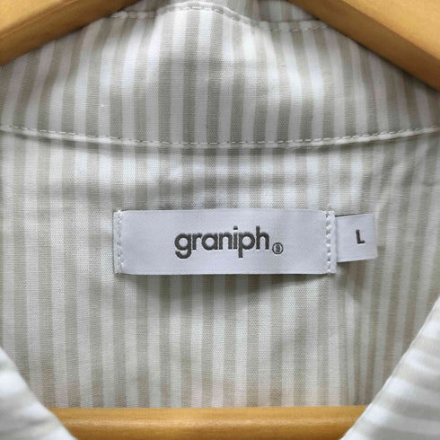 グラニフ graniph おれが行こう ルーズフィット半袖シャツ メンズ JPN:L